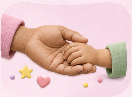 Illustration en pâte à modeler : le lien avec les familles